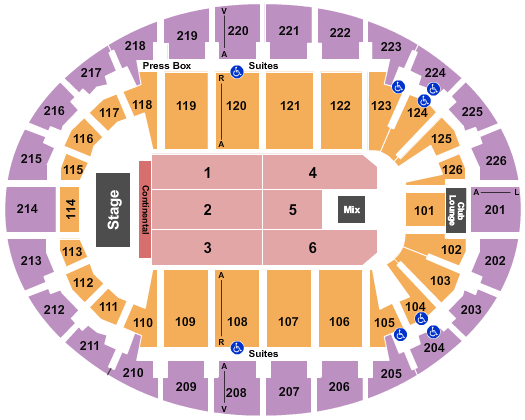 SNHU Arena Jeff Dunham Seating Chart